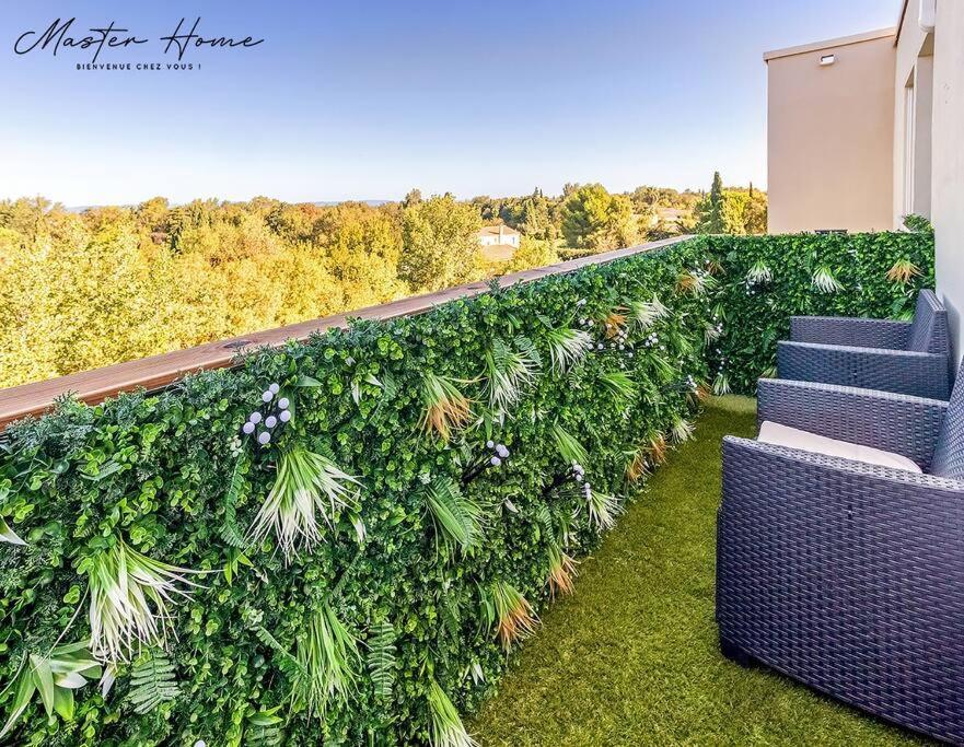 Gout De Luxe A Narbonne T3 Climatise, Spa, Parking Exterior foto